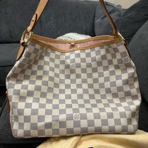 Authentic Louis Vuitton Damier Azur Delightful PM